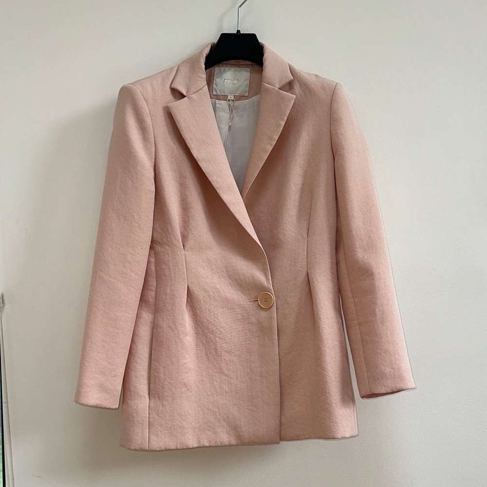 Maje Blush Pink Suit Jacket